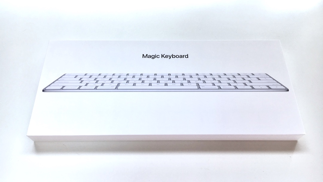 Apple純正キーボードMagic keyboardはMacbook Proとの親和性が高く使いやすい